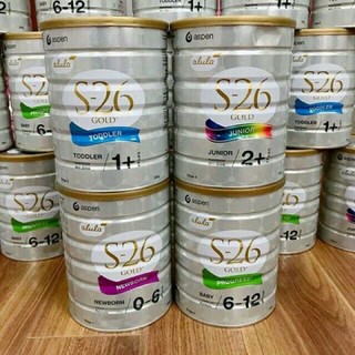 Sữa s26 số 1,2,3,4 gold 900g date t8/2022