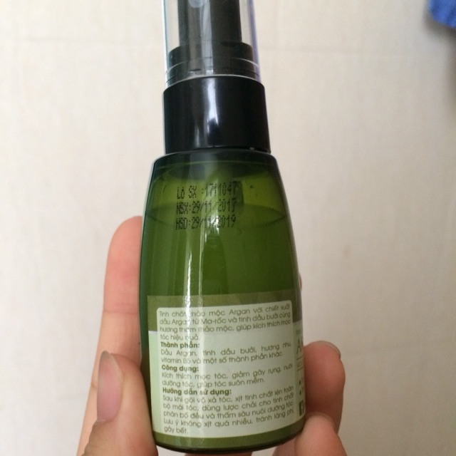 Tinh chất thảo mộc argan