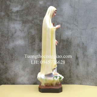 Tượng Đức Mẹ Fatima 50cm Composite