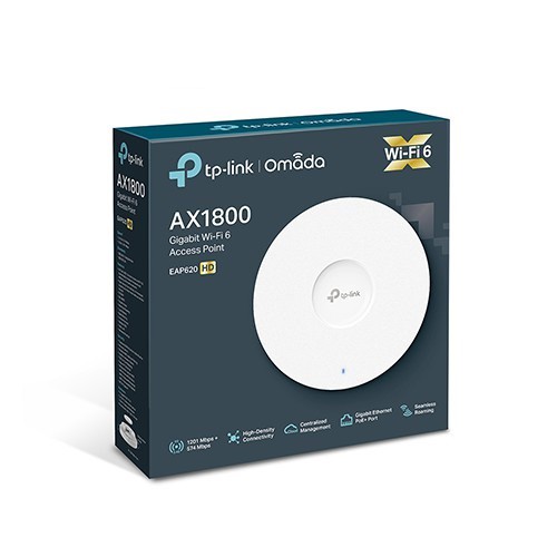 Bộ phát wifi không dây TPLink EAP620 HD băng tần kép AX1800. Chính hãng, BH 24 tháng