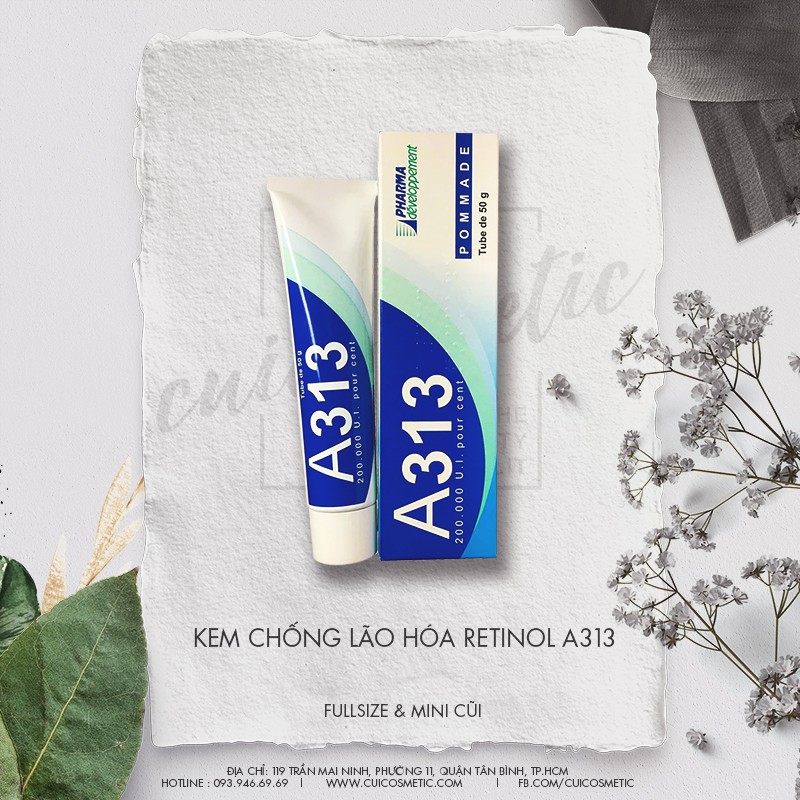 Kem Dưỡng Hỗ Trợ Giảm mụn, chống lão hóa Retinol A313 | BigBuy360 - bigbuy360.vn