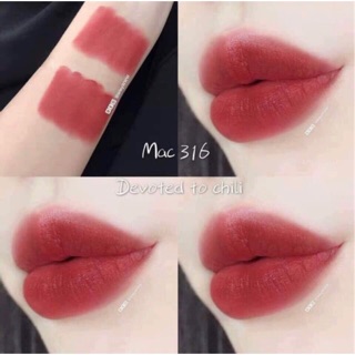Son Mac vỏ nhám Powder Kiss