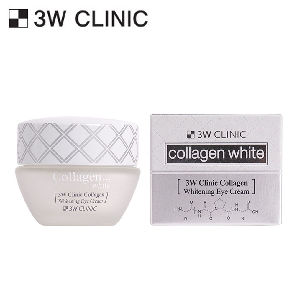 Kem dưỡng mắt 3W Clinic Collagen Whitening Eye Cream ngăn quầng thâm và lão hoá 35ml