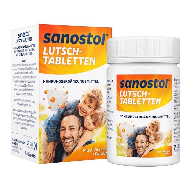 Sanostol dạng viên cho bé từ 4 tuổi và người lớn (75 viên)