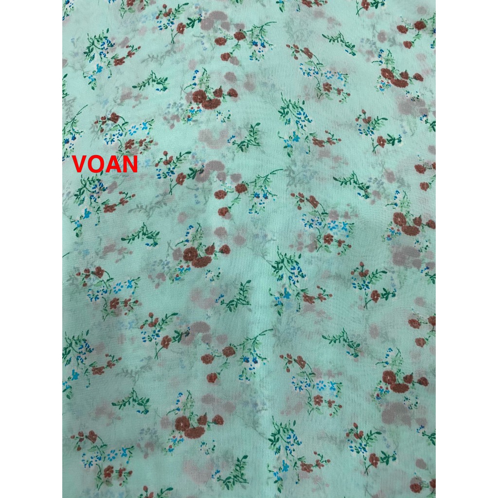 VẢI VOAN NHẬT HOA NHÍ - DÒNG VẢI THÔNG DỤNG - 1 MÉT X 1M5