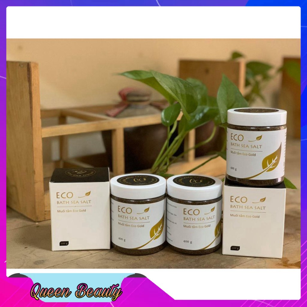 MUỐI TẮM THẢO DƯỢC ECO GOLD 370G - Muối tắm bé - Muối tắm eco gold- Muối tắm gold eco tặng tăm bông