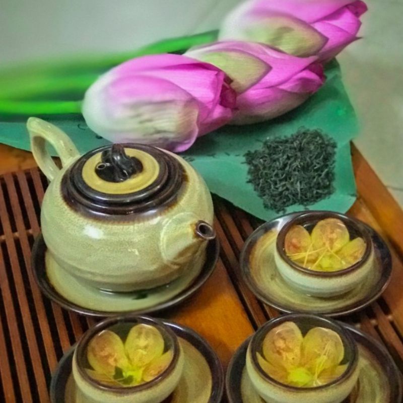 TRÀ BẮC ƯỚP SEN THƠM.