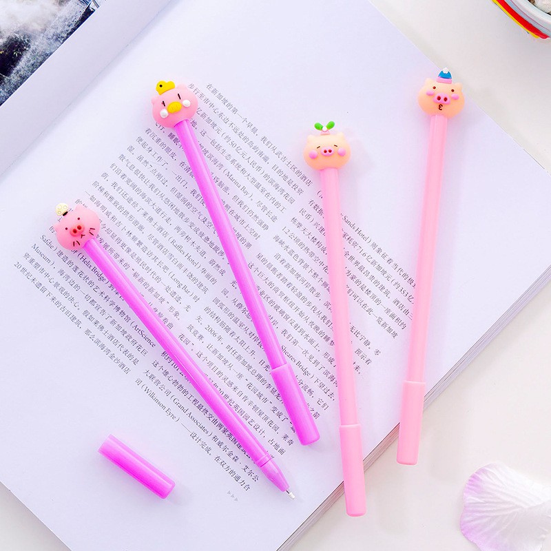 Bút nước Heo đội đồ xinh trên đầu GIÁ SỈ