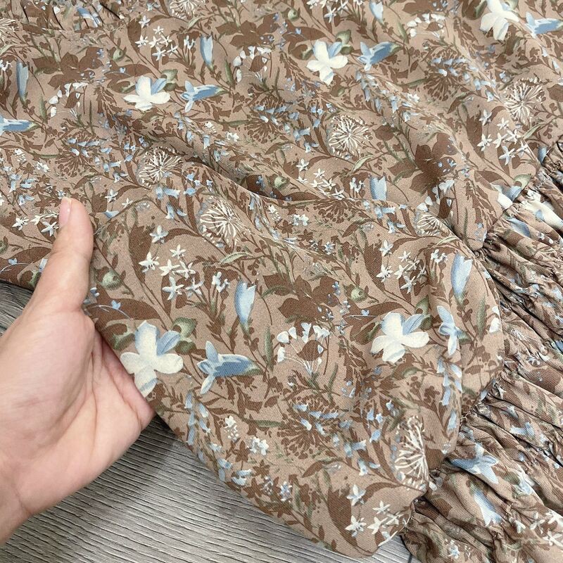 [Mã WASTXINH giảm 10% tối đa 15K đơn 99K] Váy hoa rúm eo cổ tròn vintage | BigBuy360 - bigbuy360.vn