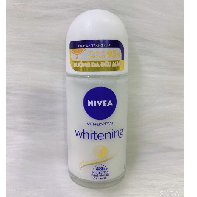 Lăn khử mùi Nivea trắng mịn 50ml