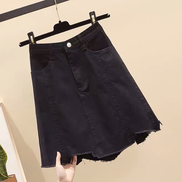 (CÓ QUẦN BÊN TRONG) CHÂN VÁY RÁCH GẤU - DÁNG CHỮ A