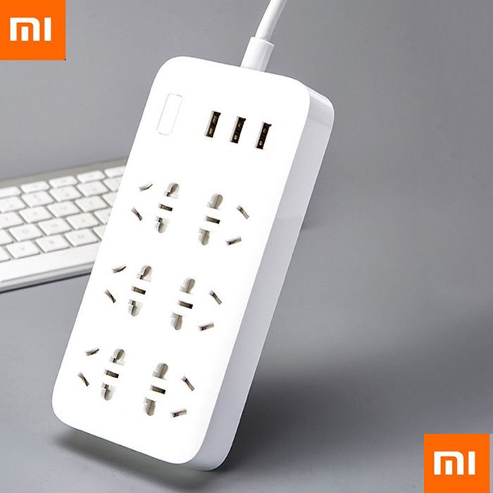 Ổ Cắm Điện Xiaomi Mi Power Strip 6 Cổng 3 USB