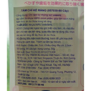 Combo 2 gói Chỉ nha khoa Okamura 80 cây