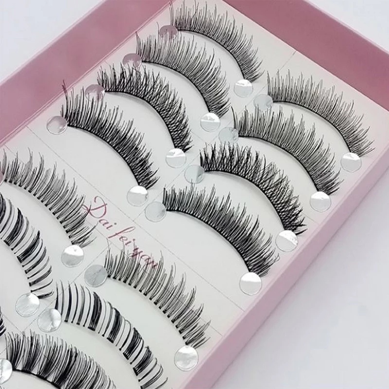 Set 10 Cặp Lông Mi Giả 3D Hiệu Ứng Tự Nhiên Dành Cho Nữ