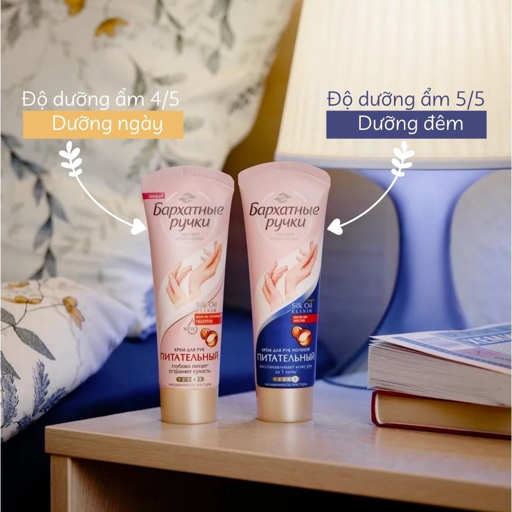 Kem dưỡng tay Silk Oil Elixir - Nội địa Nga 80ML