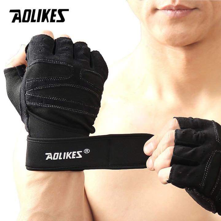 GĂNG TAY THỂ THAO, TẬP GYM AOLIKES CAO CẤP AL 109