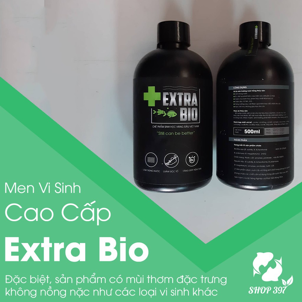 Vi sinh Extra Bio xử lý nước hồ cá