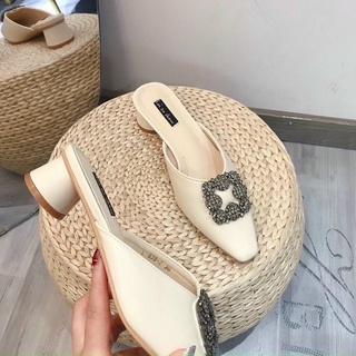 Giày cao gót đế tròn 5p kiểu dáng công sở