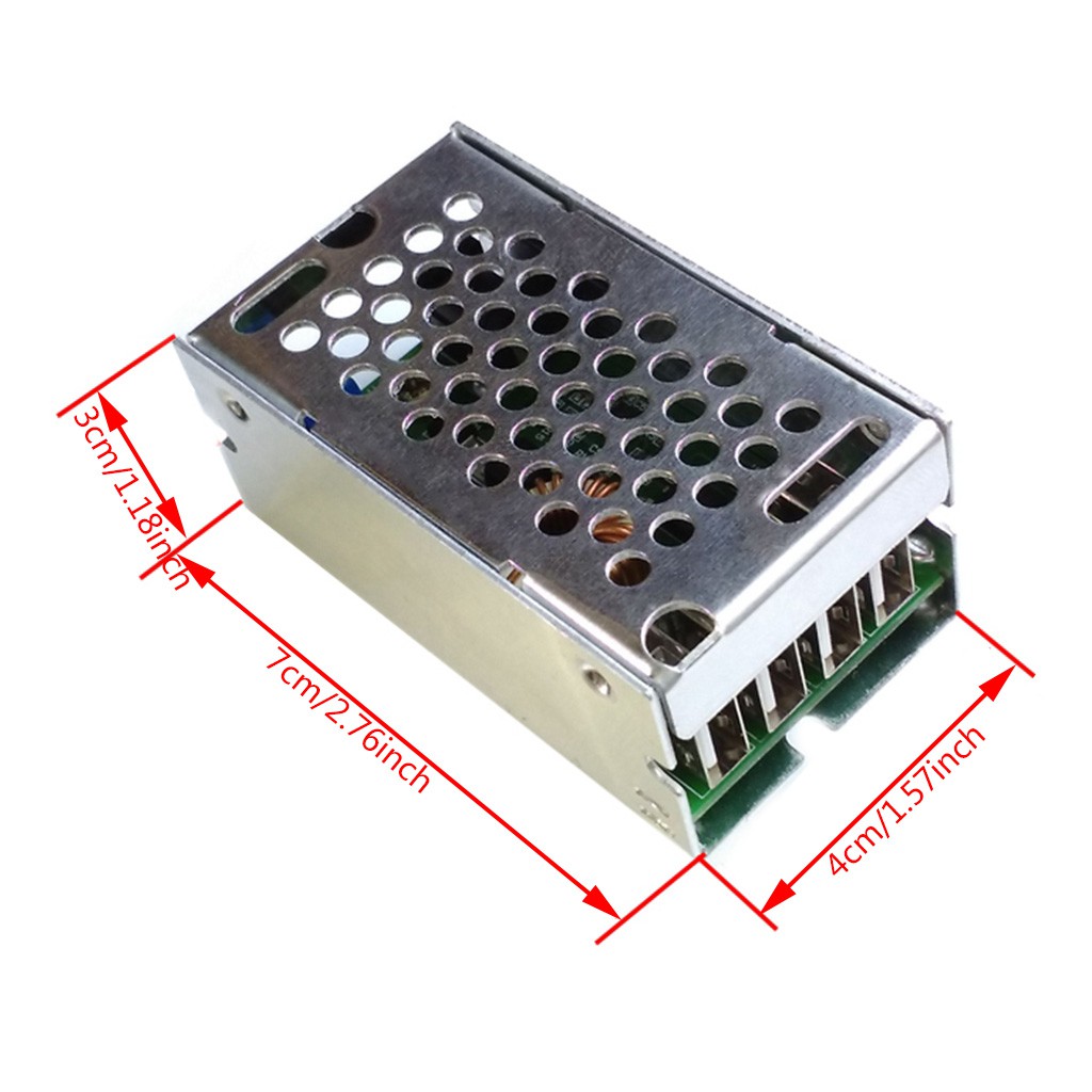 Mô-Đun Cung Cấp Nguồn Điện 24V / 12V Sang 5V 5A Lm2596S