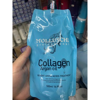 Dầu hấp ủ siêu mềm mượt collagen molluschi 500ml