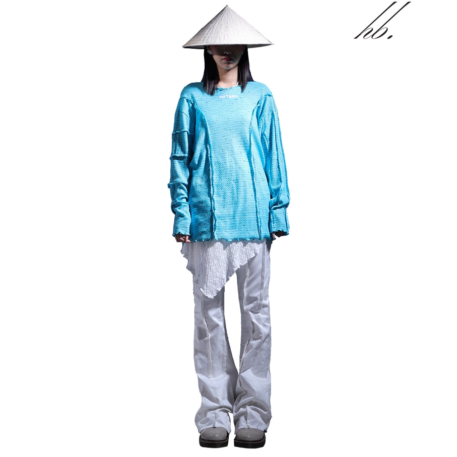 Áo Sweater HeartBurn xanh ngọc
