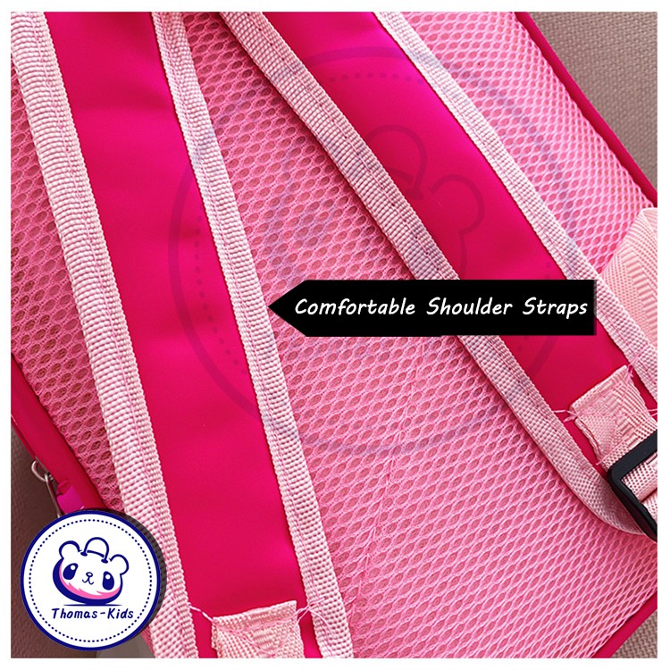 [THOMAS KIDS] Ba Lô Đi Học Họa Tiết Hoạt Hình Sofia Frozen Thời Trang Cho Bé 4-6 Tuổi