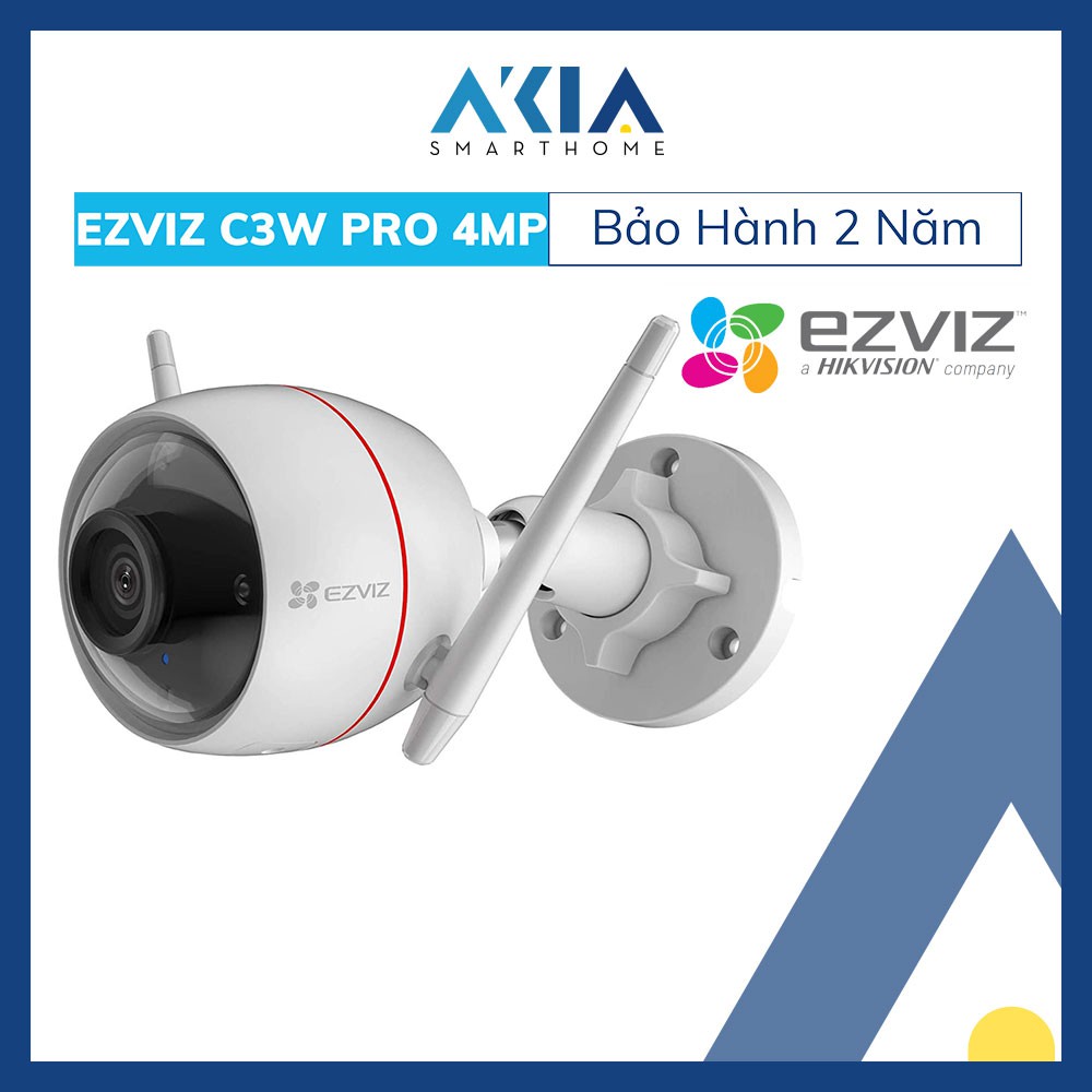 Camera Ezviz C3W 4MP Color Night Pro - Theo dõi chuyển động thông minh - đàm thoại 2 chiều - chuẩn IP67
