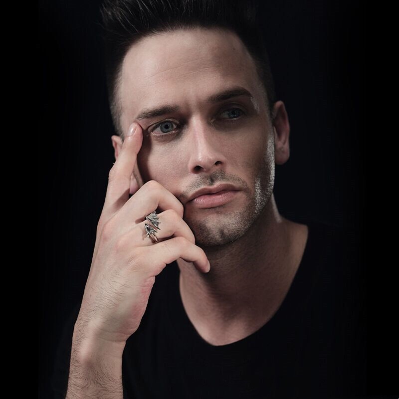 Nhẫn Hở Hình Rồng Bằng Hợp Kim Phong Cách Gothic Punk Cổ Điển Có Thể Điều Chỉnh