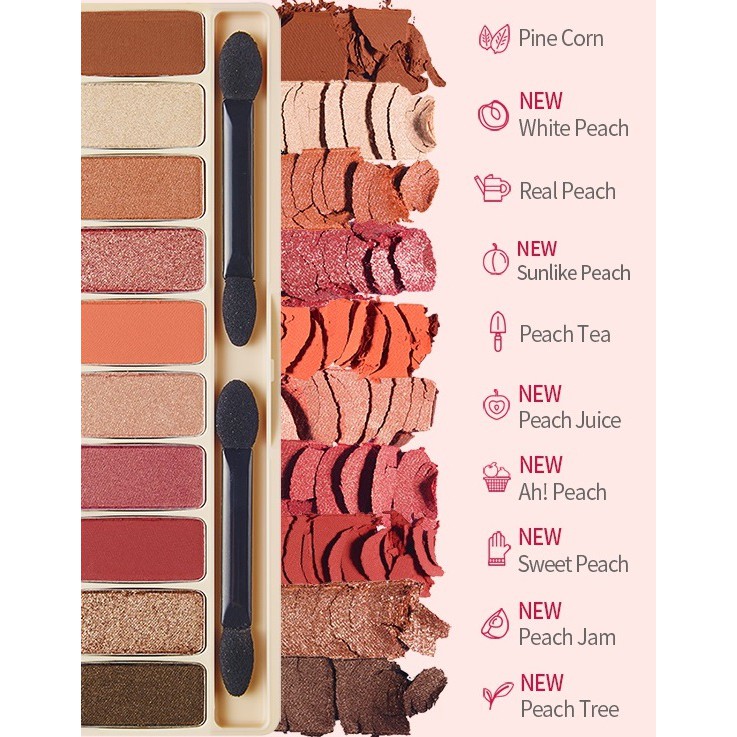 [Cam Kết Chuẩn Auth] Phấn Mắt 10 Màu Play Color Eyes #Peach Farm