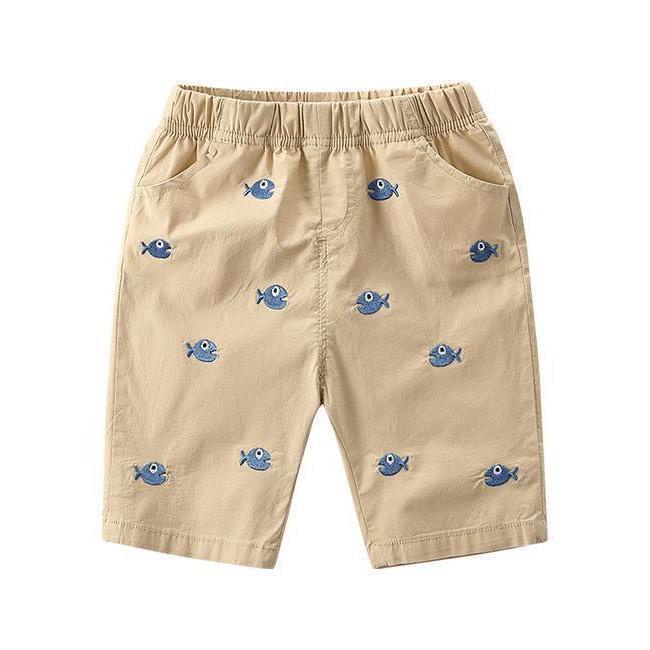 Quần Short cotton Thể Thao Dáng Rộng Thời Trang Mùa Hè Hàn Quốc Mới 2023 Dành Cho Bé Trai