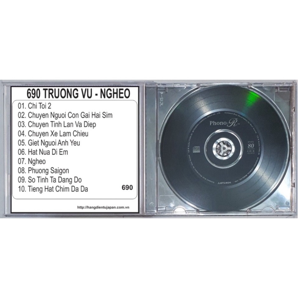 Bộ 4 CD ca sĩ Trường Vũ ( 690 - 1669 )