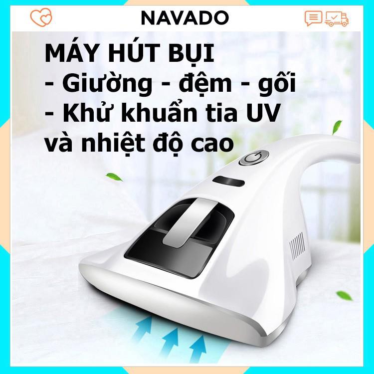 Máy hút bụi giường nệm lông chó mèo trên chăn ga gối gia đình cầm tay diệt khuẩn bằng tia UV MH01