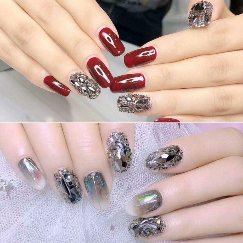 Vật Liệu Trang Trí Móng Tay 3D Thanh Lịch Cho Nữ