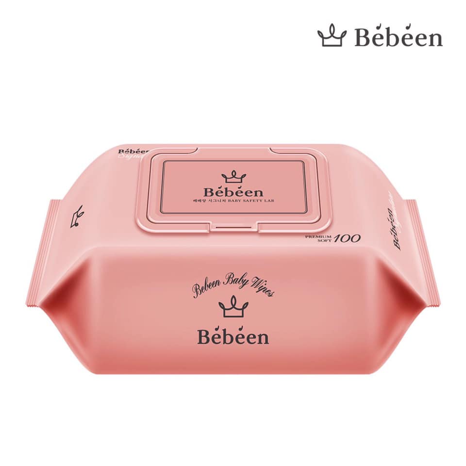 Khăn Ướt Bébeen Signature/Light Hàn quốc Hồng Xanh 100 tờ/gói