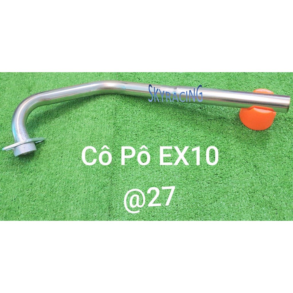 Cổ Pô Inox 304 Gắn Pô Zin Xe Exciter2010, Exciter2011, Exciter150