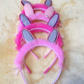 Phụ kiện tóc-  nơ cài tóc hình tai thỏ dễ thương