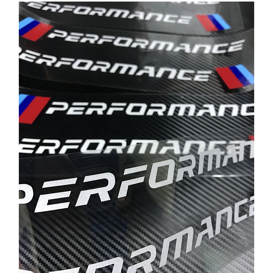 Miếng Dán Phản Quang Trang Trí Xe Hơi bmw performance new 3 series 5 series x1 x3 x4 x5 x6