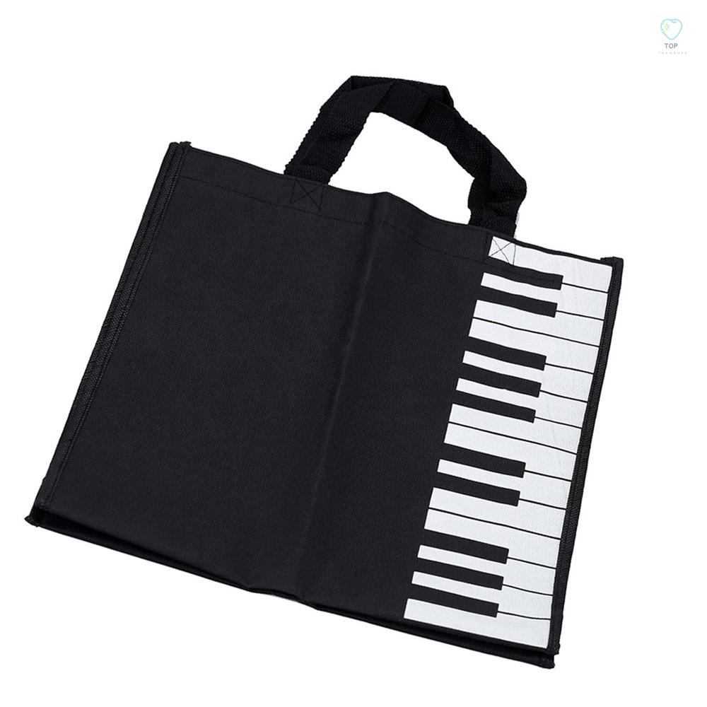 Túi Xách Tote Họa Tiết Phím Đàn Piano