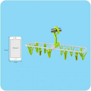 Móc chùm phơi đồ 12 kẹp tiện dụng