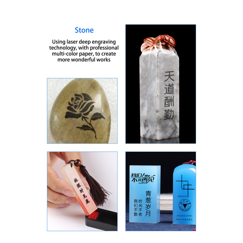 DAJA Color Paper Máy Khắc Laser Mặt Kính / Đá Ngọc Bích / Giấy Màu