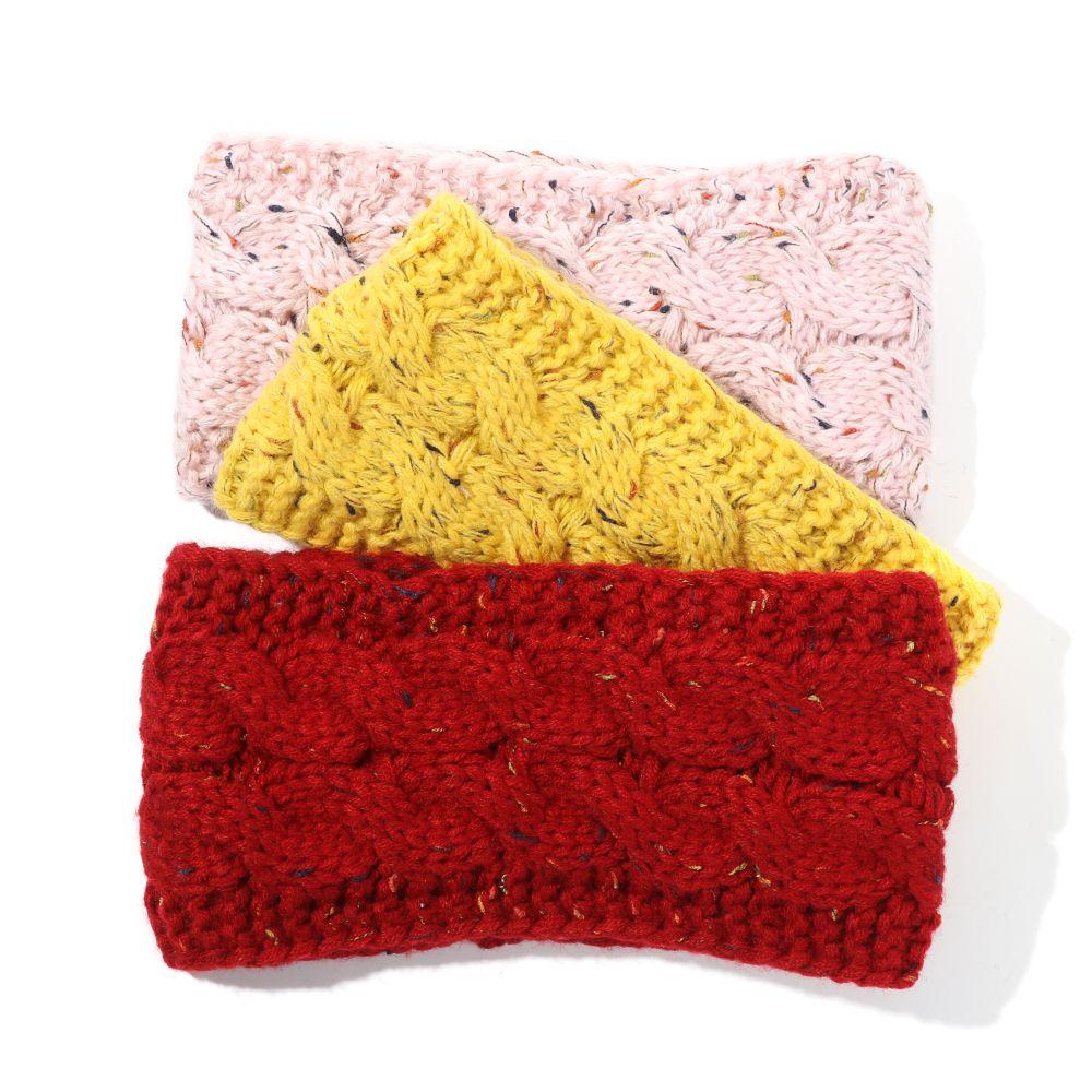 SUMU Băng Đô Dệt Kim Co Giãn Mềm Mại Đính Hoa Đáng Yêu Thời Trang