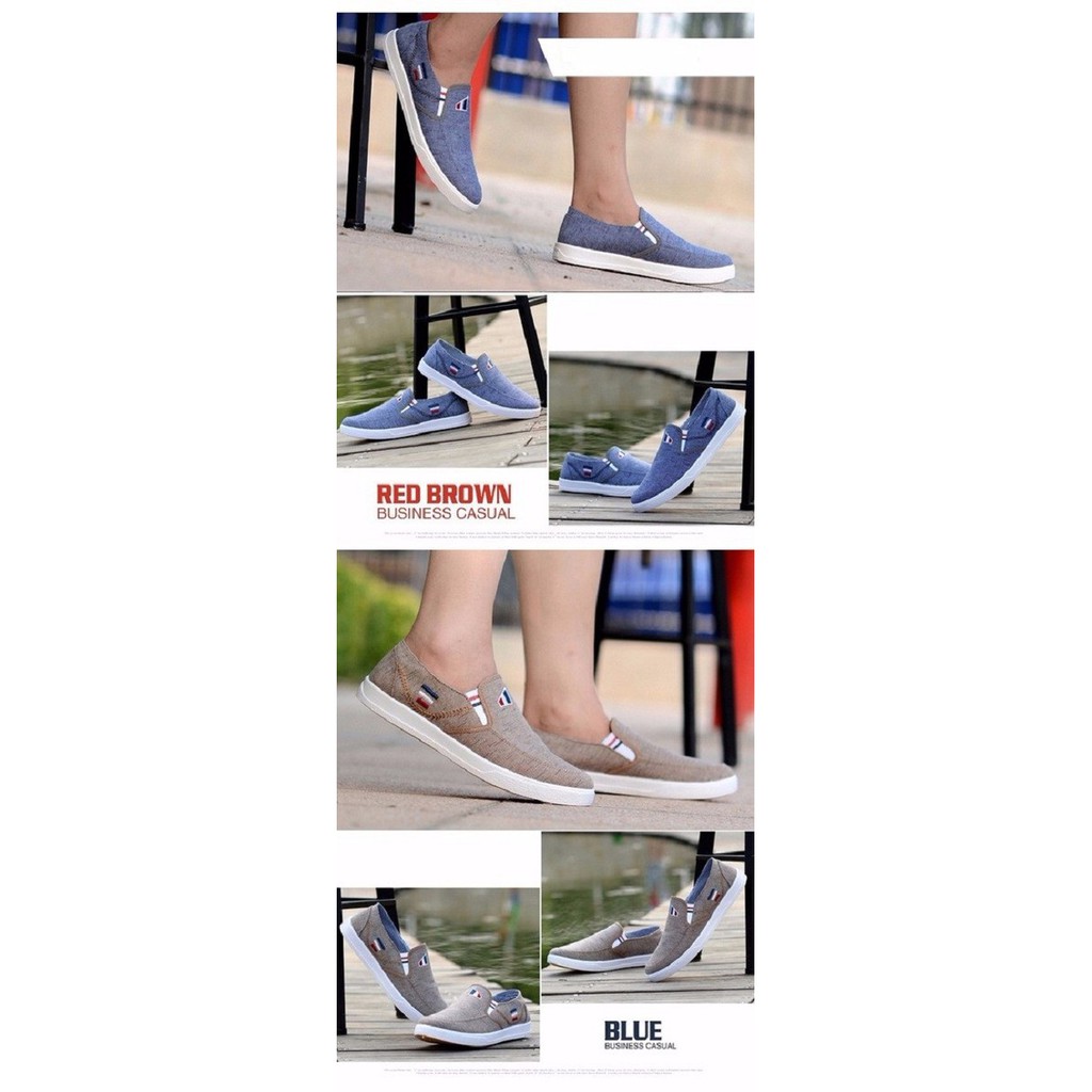 Giày Lười Vải Nam Thời Trang phong Cách Hàn Quốc - (SP13) | BigBuy360 - bigbuy360.vn