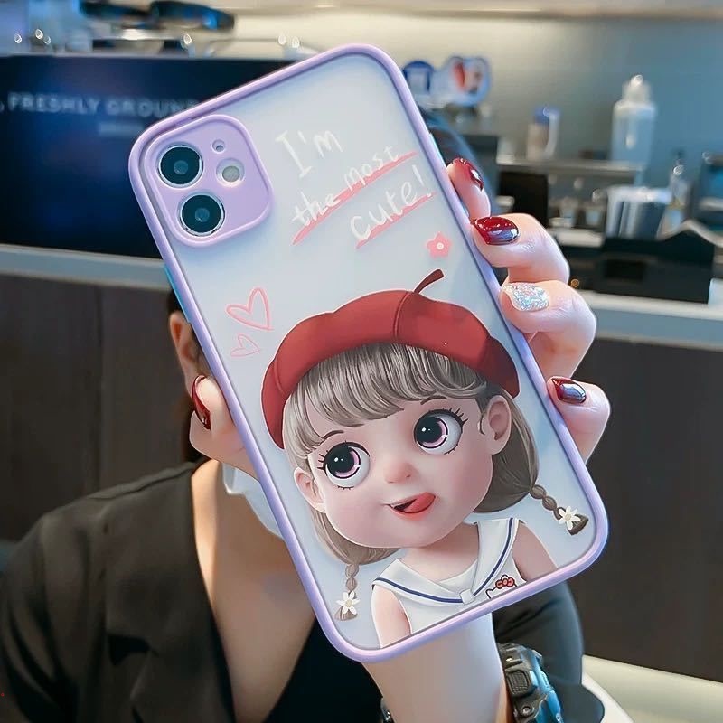 Ốp Điện Thoại Mặt Nhám Cho IPhone 11 12 13 Pro Max X Xs Max Xr 6 6S 7 8 Plus