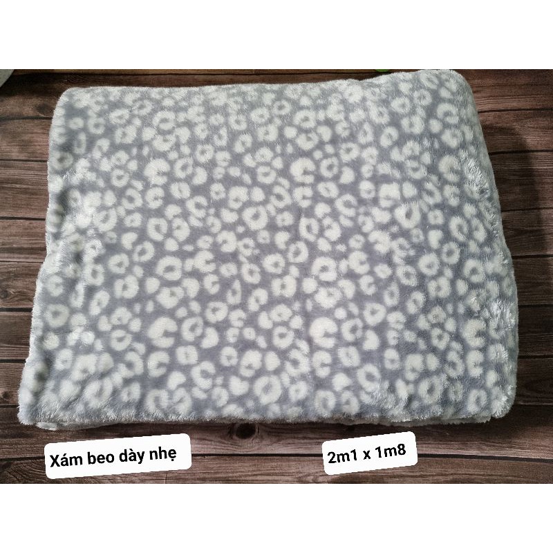 Chăn mền Cambodia lông tuyết mịn  2m4, 2m1