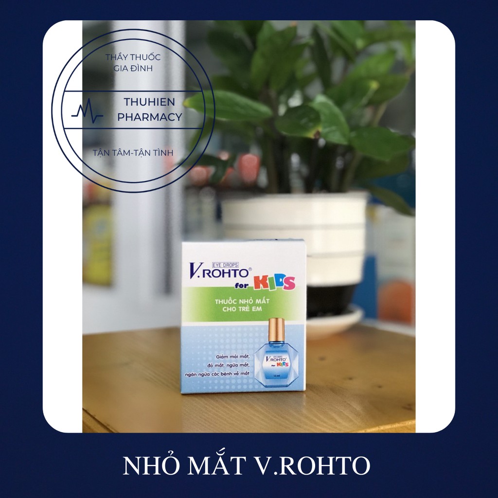 [Chính Hãng] DUNG DỊCH NHỎ MẮT VROHTO Lọ 12ml