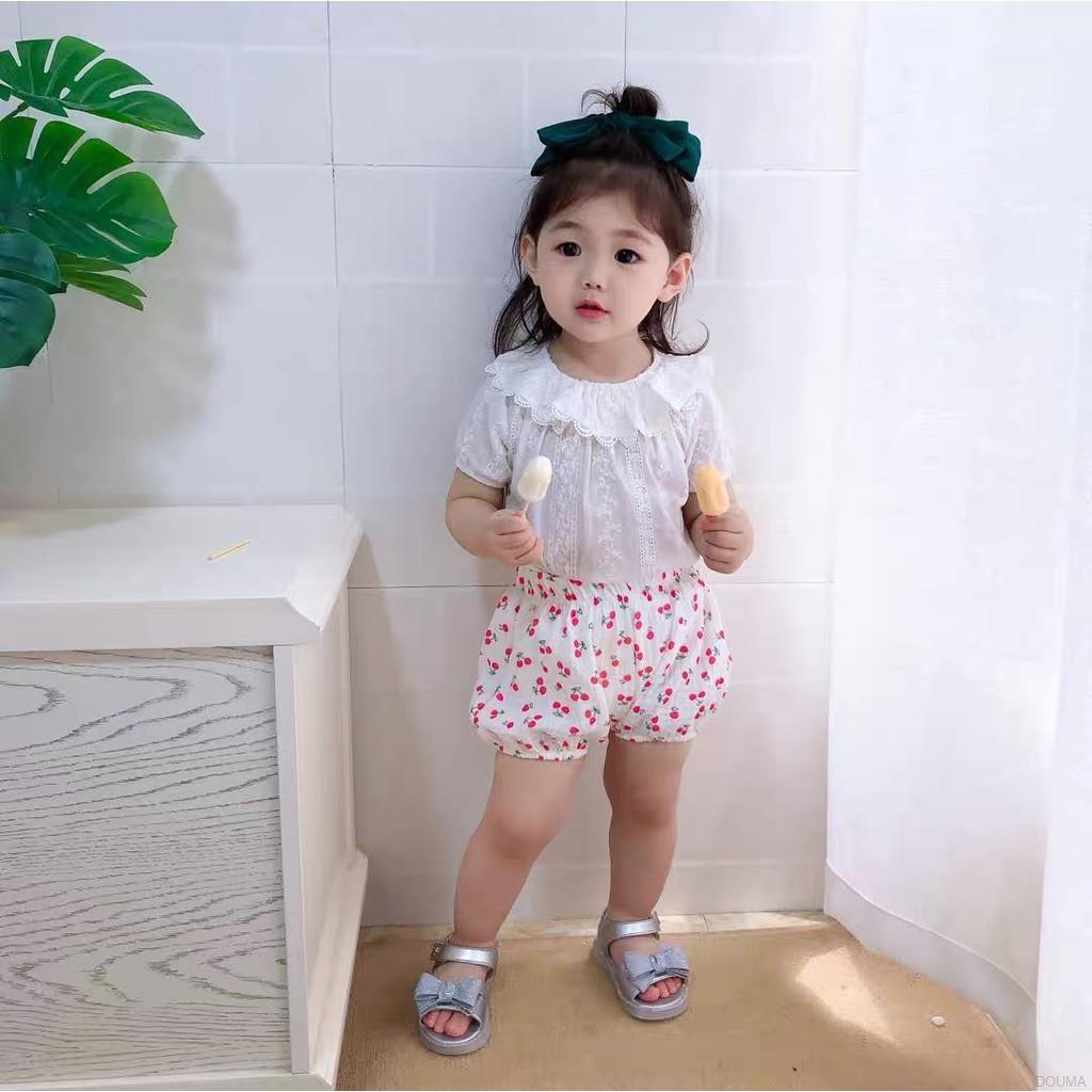 Quần Đùi Vải Cotton Co Giãn Họa Tiết Đa Dạng Đáng Yêu Xinh Xắn Dành Cho Bé