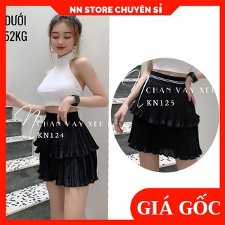 Chân váy dập li 2 tầng ⚡ảnh thật⚡ chân váy ngắn ⚡ chân váy nữ ⚡ chân váu xếp li