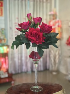 Ly chân nến trang trí tiệc cưới