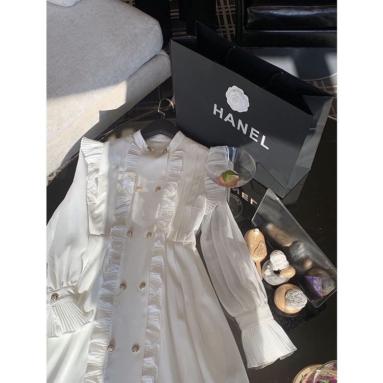 Váy dạ hội tiểu thư bèo cao cấp cúc ngọc Simbabo | BigBuy360 - bigbuy360.vn