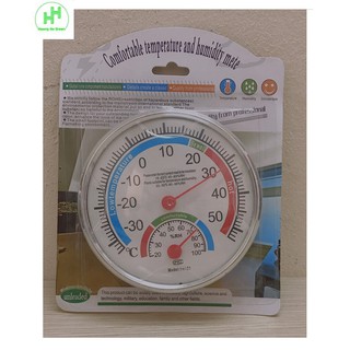 Đồng Hồ Nhiệt Kế Đo Nhiệt Độ Và Độ Ẩm Của Vườn - Model: TH101 (Size Lớn)